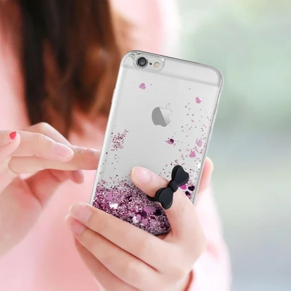 🛍️ 3 for $20 🛍️ - BNIB - IPhone 6 & 6S Glitter Case - Rose Gold - Picture 2 of 3